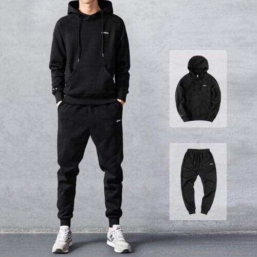 Fashion Brand Sweater Suit Mens New Spring and Autumn Hooded Sportswear Casual Oversized Loose Coat men clothing coats