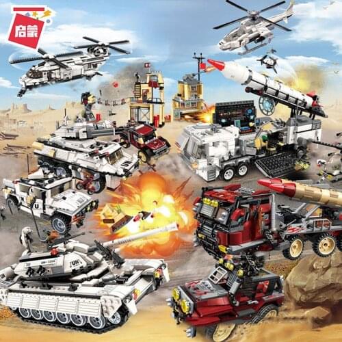 Military vehicle sets army tanks Missile model building blocks world war i ii ww2 1 armored helicopter german Russia weapon car