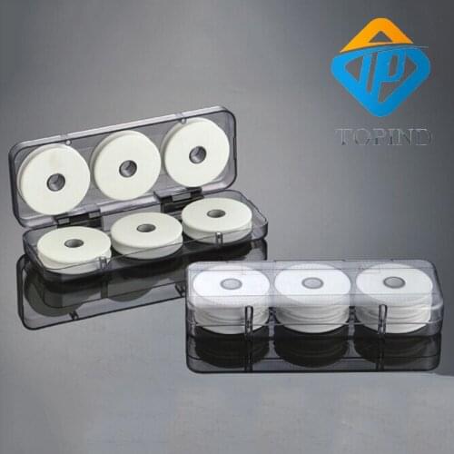 5 sets Winding Board TOPIND EVA Foam Line Winding Board Fishing Line Shaft Bobbin Spools Tackle Box, 6 Axis