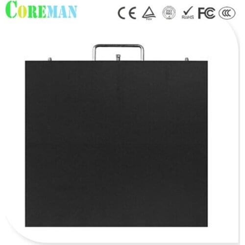 Wall mounted led display cabinet 500x500mm high resolution full color led screen