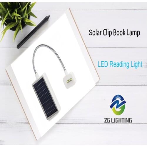 Night Led Solar USB Charge Clip Cute Reading Book Lamp Luz Buitenverlichting Zonne Energie Emergency Portable Gift Camping Light
