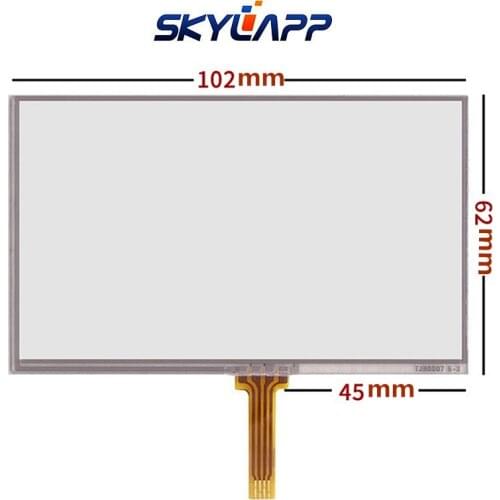 New 4.3''Inch TouchPanel For AT043TN24 AT043TN25 102mm*62mm External Touch Screen Digitizer Glass 102mm*62mm Free Shipping