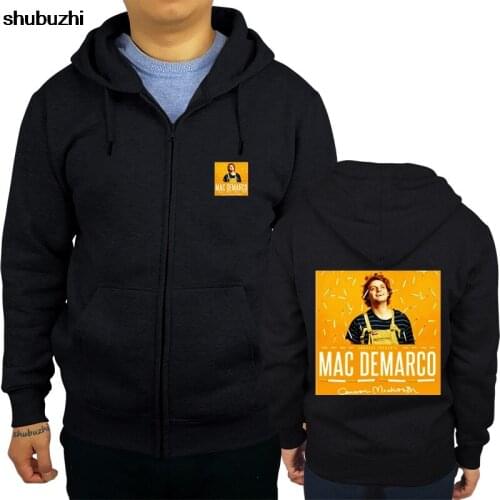 New arrived Mac Demarco Connan Mockasin shubuzhi men zipper sweatshirt autumn fashion rock hoodies casual hip-hop cool hoody