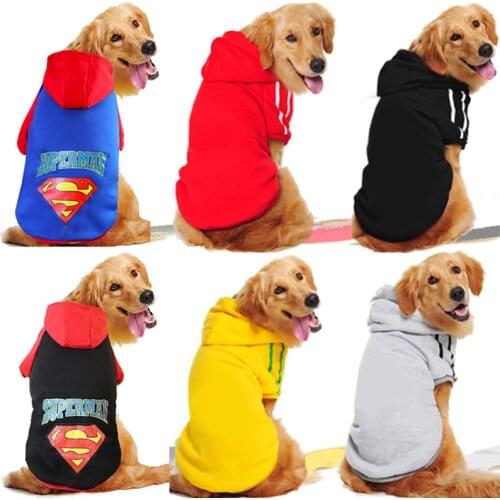Big Dog Clothes Bulldog Pitbull Coat Jacket Clothing Winter Warm Clothes for Large Dogs Cotton Dog Hoodies Outfits Pet Products