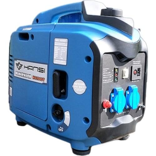 2000W Portable Car Gasoline Generator 220V Electric DC Inverter Generator Digital Gasoline Powered Engine Generator 3.2L