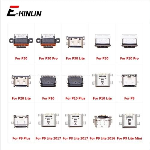 USB Jack Connector Charging Dock Plug Port For HuaWei P30 20 Pro P10 P9 Plus Lite Mini 2017 2016 Micoro Type-C Charge Socket