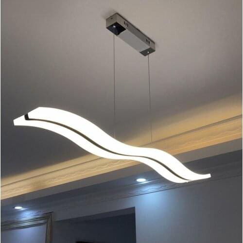 Modern Contemporary Chrome Feature For Led Acrylic Pendant Light Living Room / Bedroom / Dining Room pendant lights