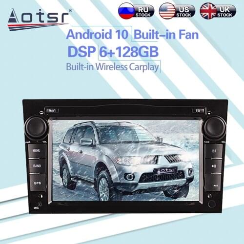 For Opel Universal Android 10 Tesla Car Radio Wireless Carplay GPS Navigation DSP Car Multimedia Player Head Unit