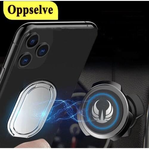 Universal Magnetic Car Phone Holder For iPad iPhone 11 12 Huawei Xiaomi11 Samsung S20 S21 Finger Ring Mount Desktop Tablet Stand