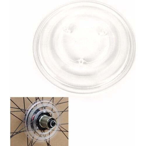 1 Pcs Clear Plastic MTB Mountain Bikes Road Bicycles Flywheel Support Disc Brake Cassette Hubs Protection Cover Parts DI135mm