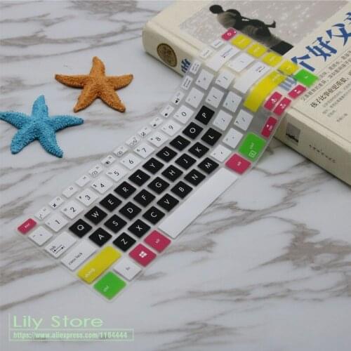 15 inch Silicone Keyboard protector skin Cover guard For Asus vivobook s15 pro 15 S5100UQ7200 S5100UA S5100 S5100UQ U5100UQ 15.6