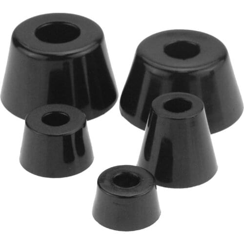 4pcs/lot Black Rubber Feet Chair Floor Protector Non-slip Furniture Foot Table Leg Cover Cabinet Bottom Pad Funiture Accessories