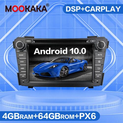 Android 10.0 PX6 DSP 64GB For HYUNDAI I40 I-40 2011 - 2016 Car Multimedia Player Stereo Radio DVD GPS Navigation Head unit Audio