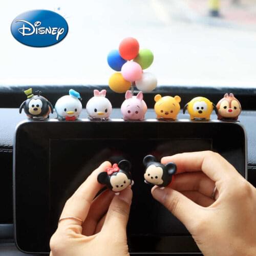 Disney Mickey Mouse Cartoon Cute Little Doll Car Decoration Supplies Car Decoration Creative Personality Cartoon
