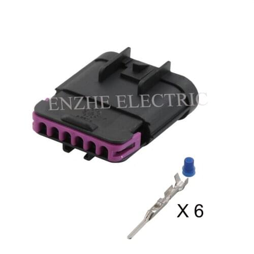 DJ7065D-1.5-11 car wire female Harnes cable 6 pin automotive plug Waterproof sheath Include terminal seal
