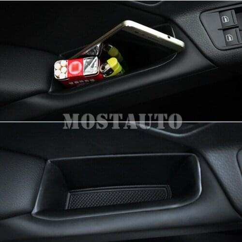 For Volkswagen VW Tiguan 2010-2015 Front & Rear Door Storage Organizer Box 4pcs Car Accessories Interior Car Decor Car Trim