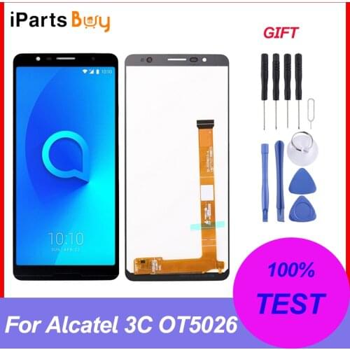 IPartsBuy for Alcatel 3C OT5026 LCD Screen and Digitizer Full Assembly 100% tested for Alcatel LCD Display with Touch Screen