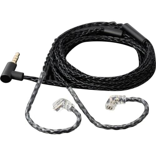 JCALLY Wear-resistant Copper Braided Headphone Earphone Cable with B/C/MMCX Pin