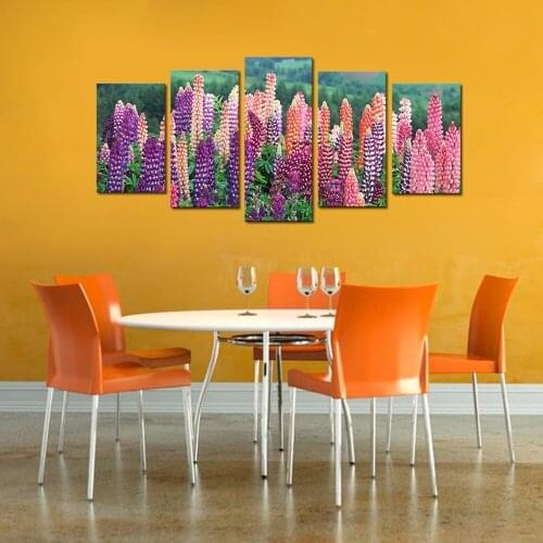 The Colorful Flower Canvas Art Modern Giclee Prints Painting-Contemporary Floral Pictures to Photo Printing on Canvas Wall Decor
