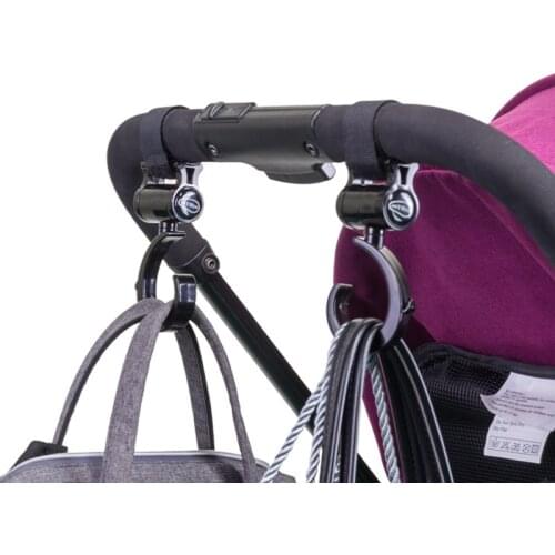 2pcs/Lot Baby Stroller Hooks Prams Hanger for Baby Carriage Accessories High Quality ABS Material Can Bear 20kgs KF093