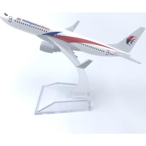 16cm Alloy Aircraft Plane Model Aviation Gift Malaysia 737 Boeing 737 Diecast Aircraft Toys Airplane Airliner Kid Gifts