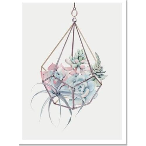 Flower Scenery Printed Fabric 11CT Cross Stitch DIY Embroidery Kit DMC Threads Handmade Craft Handicraft Knitting Needle