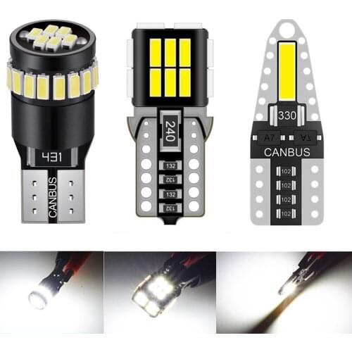 1pcs New T10 W5W Super Bright LED Car Parking Lights WY5W 168 501 2825 Auto Wedge Turn Side Bulbs Car Interior Reading Dome Lamp