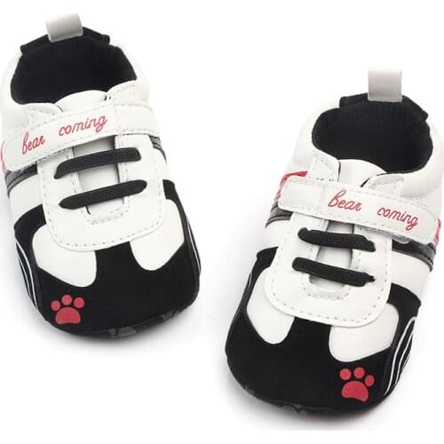 Newborn Baby Boy Girls Shoes PU Upper Soft Sole Toddler Infant Shoes Baby Sneaker Shoes Zapatos Bebe F172