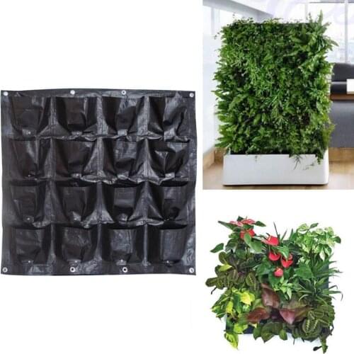 Planting Hanging Bag Thickened Sun-proof Waterproof Hanging Pouch Pack with Aluminum Drainage Holes 98*98CM