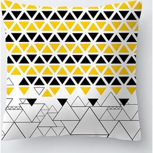 Simple Geometric line style polyester peach skin throw pillow covers Soft fabric,simple & brief home decorative pillowcase