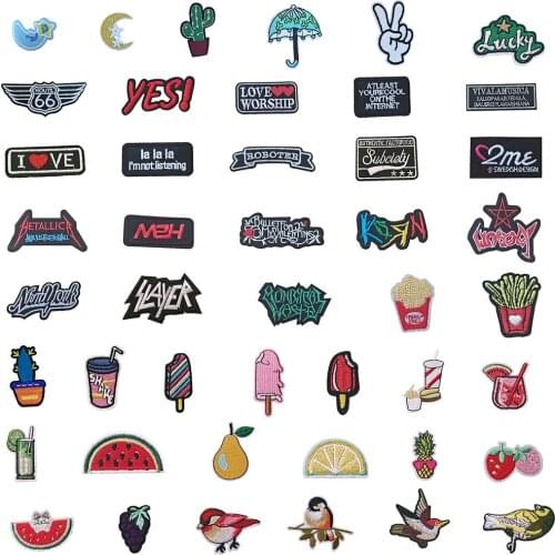 Self-adhesive childrens jeans jacket micro-chapter can be sewn craft supplies fabric DIY clothing accessories 1PCS for sale