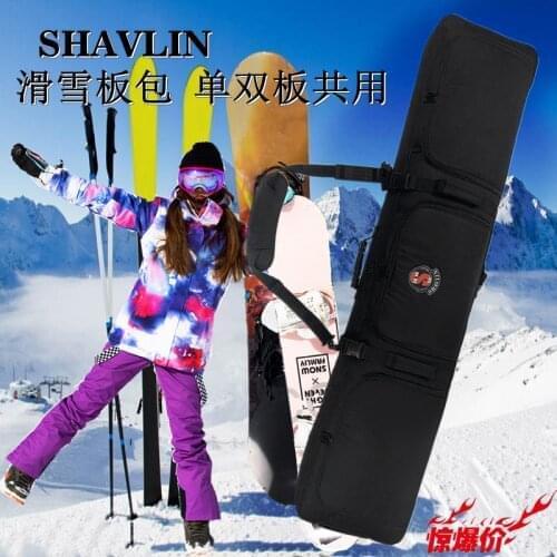 Black Ski Bag Snowboard Helmet Boot Winter Sports Travel Bag With Weel Dry and Wet Separated Sections snowboard backpack