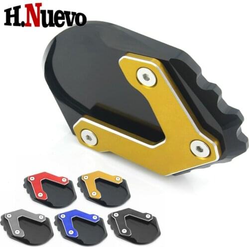 Scooter CNC Kickstand Side Stand Extension Plate Enlarger Pad For BMW Motorcycle R1200GS ADV R1200 R 1200 GS Adventure 2017 2018