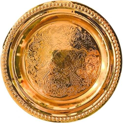 Iron Storage Tray Basket Holder Fruit Cake Organizer Cake Snack Tray Tableware Photography Props Coaster Kitchen Supplies