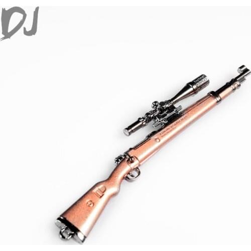 1/10 RC Crawler car Decoration 98K Metal Gun For Axial SCX10 TraxxasTRX4 90046 KM2 CAPO