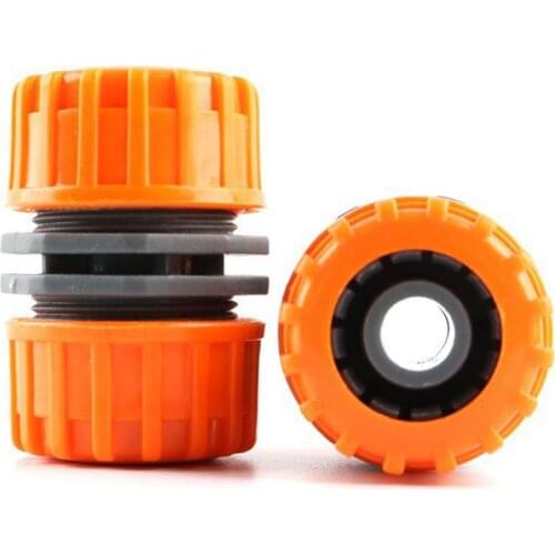 2Pcs 1/2" Garden Hose Repair Joints Irrigation Quick Connector Repair Joints Garden Joints Hose Fittings DN15 Pipe Connector