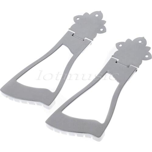 2pcs Guitar Bridge Tailpiece for Archtop Jazz Guitar Replacement Parts
