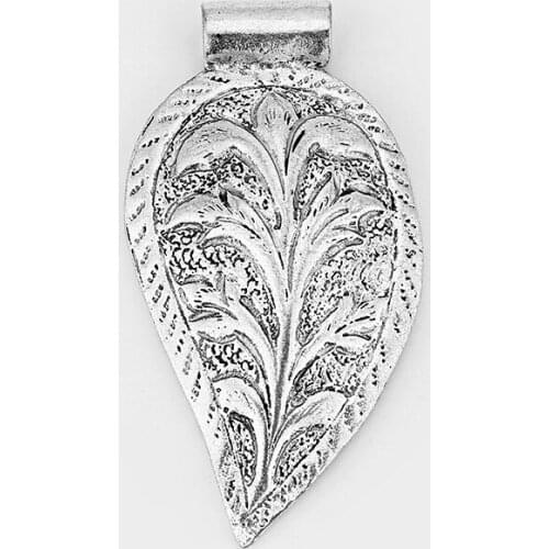 2PCS Vintage silver color fashion simple leaf zinc alloy charms pendant DIY Bracelet Necklace metal jewelry accessories