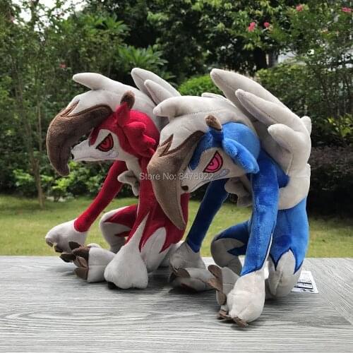 2 Styles Midnight Lycanroc Shiny Night Plush Game Character Toys Stuffed Toy Cartoon Soft Doll