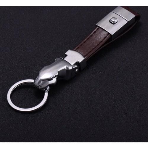 Leopard Keychain Keyring Key Holder Pendant Gift for Men for Jaguar Jeep Land Rover Lexus MG Infiniti Holden Daihatsu Dodge Audi