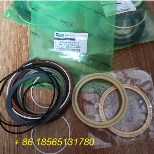 Doosan DH220 DH220LC-V Boom Bucket Arm Seal Kit Deawoo Excavator Hydraulic Cylinder Oil Seal Repair Kit NOK Beat Quality