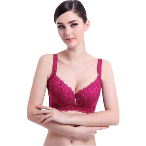 French noble fashion underwear Bra sexy women push up bras plus size BH 44E 44D 44C 42E 42D 42C 40E 40D 40C 38D 38C 36D C3302