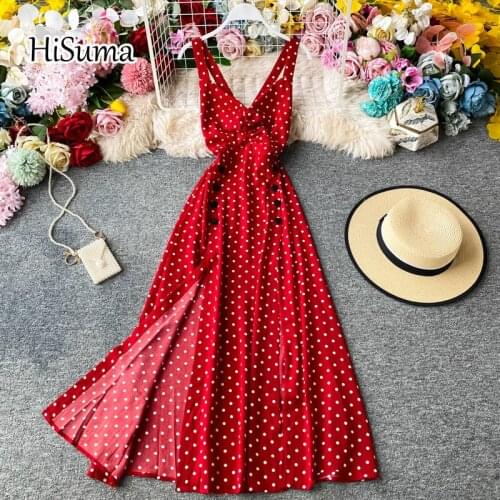 Летние платья на пуговицах HISUMA China At AliExpress