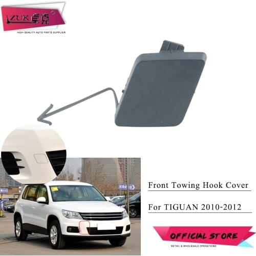 ZUK Front Bumper Towing Hook Cover Hauling Hook Cap Case Lid For Volkswagen TIGUAN 2010 2011 2012 Base Color 5ND 807 241