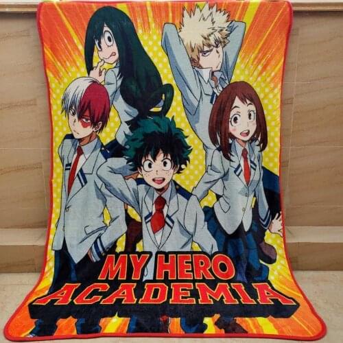 IVYYE My Hero Academia Yellow Anime Blanket Plush Velvet Warm Decoration Bed Home Throw Sofa Blankets Unisex Gifts NEW