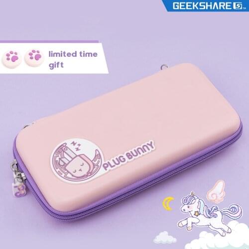 Geekshare Plug Benny Case for Switch - Portable Hardshell Slim Travel Carrying Case fit Switch Console Game Accessorie