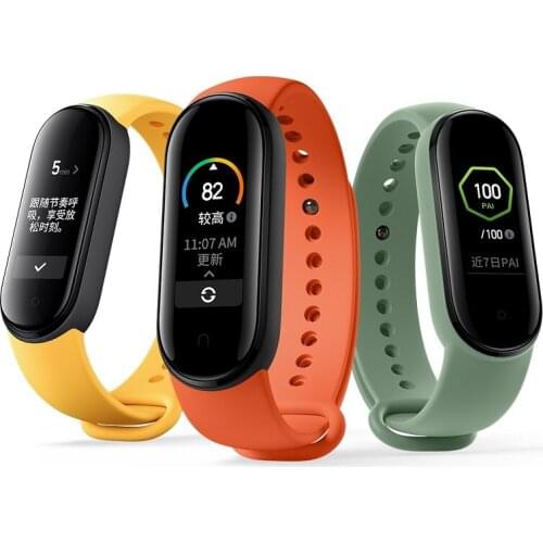 Wrist Strap for Xiaomi Mi Band 5 Smart Bracelet Replacement Watch Band for Xiaomi Mi Band 5 NFC Wristband Silicone Strap Belt