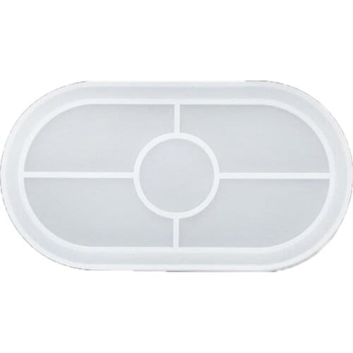 DIY Ashtray Mold,Square Cup Mad Silicone Jewelry Making Mould,Oval Epoxy Resin Casting Molds