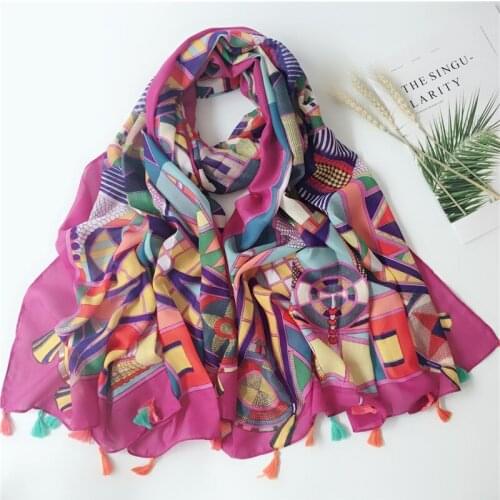 2018 new Dahua encryption Bali scarf printed scarf lady beach beach towel national wind manufacturer