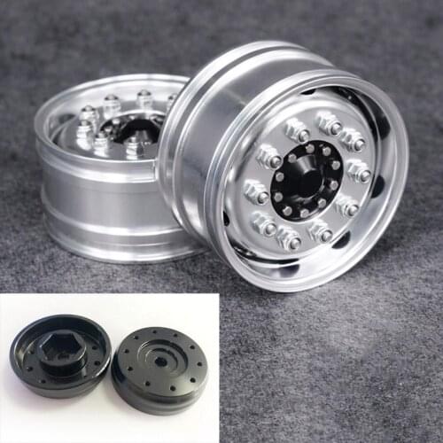 Wide Metal Front Wheel Hub B1 for LESU 1/14 RC Dumper Tractor Truck DIY Model Car